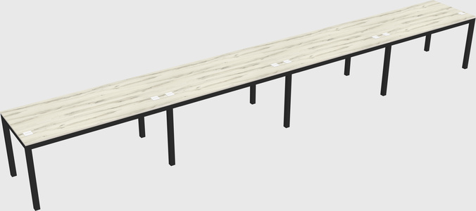 Rectangular desk