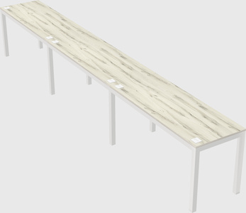 Rectangular desk
