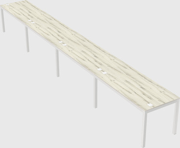 Rectangular desk