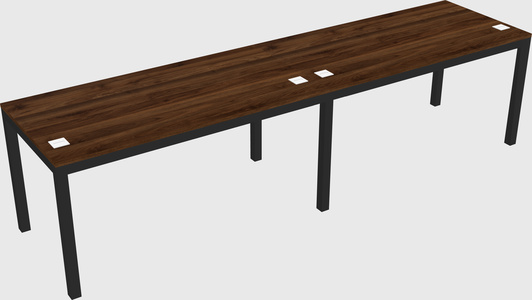 Rectangular desk