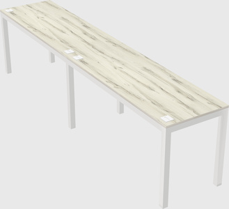 Rectangular desk