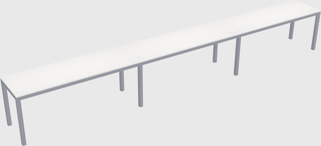 Rectangular desk