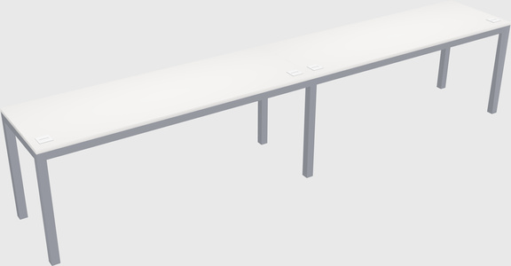 Rectangular desk