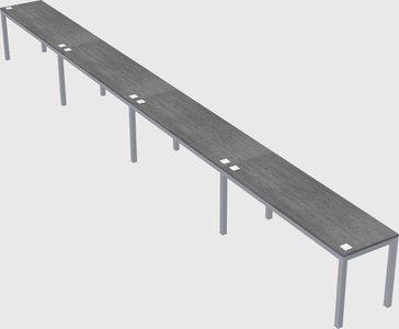 Rectangular desk