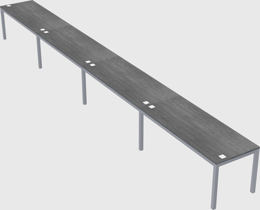 Rectangular desk