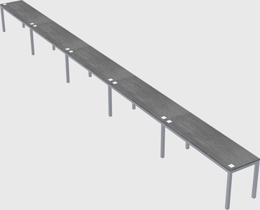 Rectangular desk
