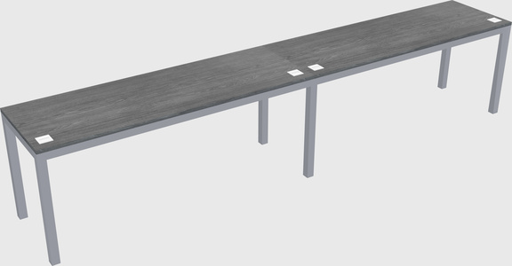 Rectangular desk