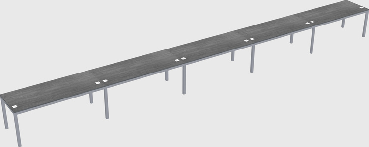 Rectangular desk
