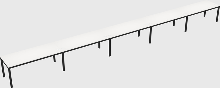 Rectangular desk