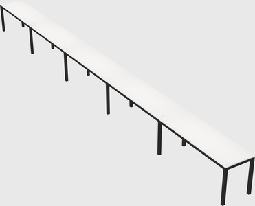 Rectangular desk