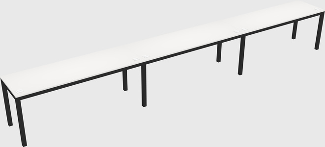 Rectangular desk