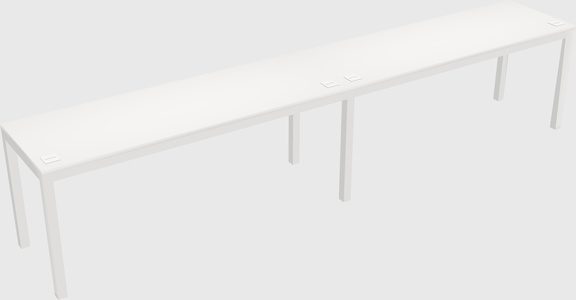 Rectangular desk