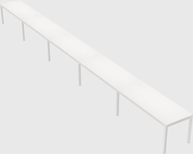Rectangular desk