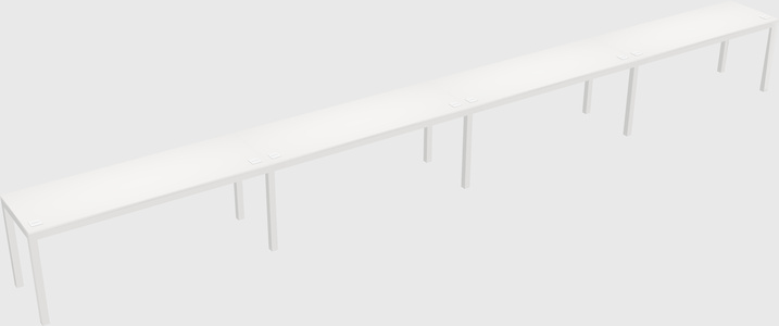 Rectangular desk