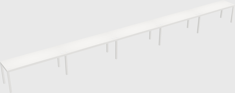 Rectangular desk