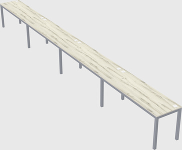 Rectangular desk