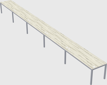 Rectangular desk