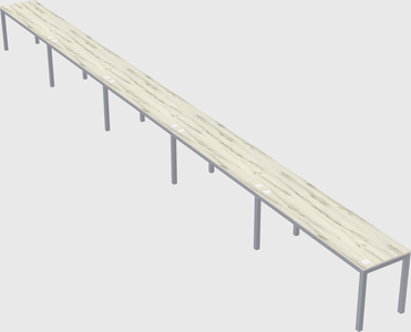 Rectangular desk