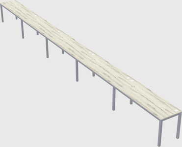 Rectangular desk