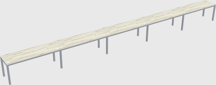 Rectangular desk