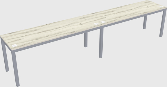 Rectangular desk