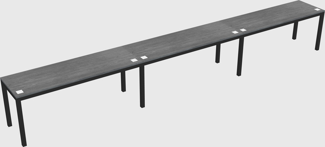 Rectangular desk