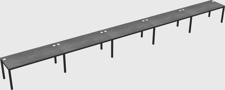 Rectangular desk