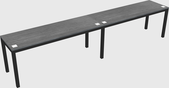 Rectangular desk