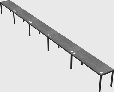 Rectangular desk