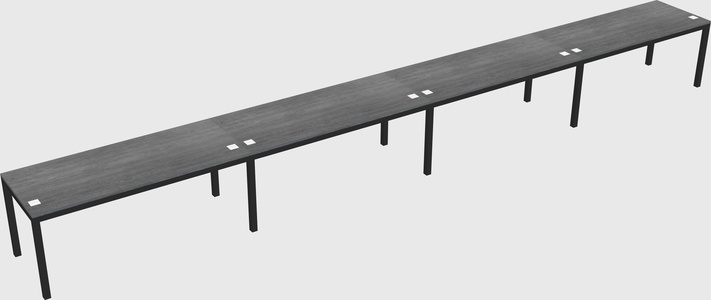 Rectangular desk