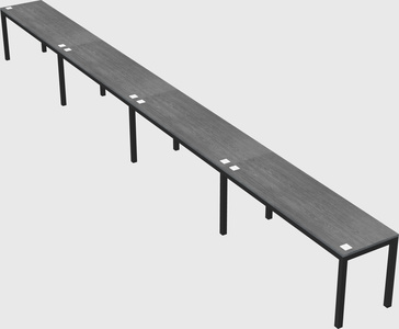 Rectangular desk