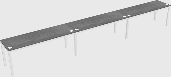Rectangular desk