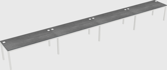 Rectangular desk