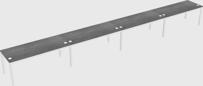 Rectangular desk