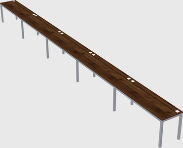 Rectangular desk
