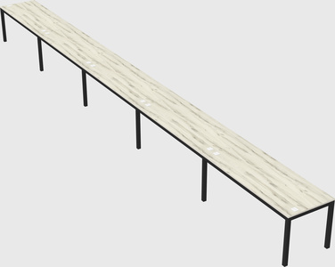Rectangular desk