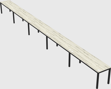 Rectangular desk