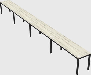 Rectangular desk