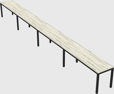 Rectangular desk