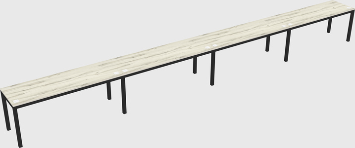 Rectangular desk