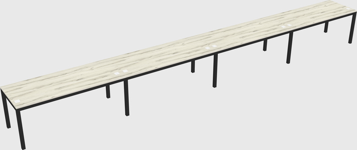 Rectangular desk