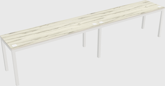 Rectangular desk