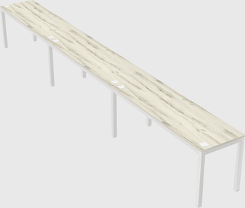 Rectangular desk