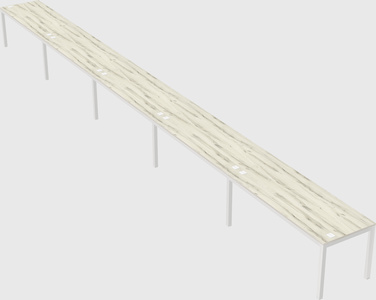 Rectangular desk
