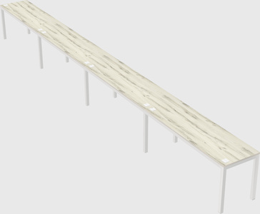 Rectangular desk