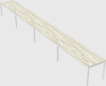 Rectangular desk