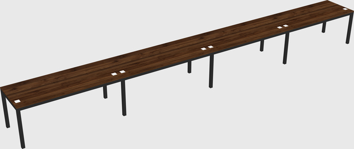 Rectangular desk
