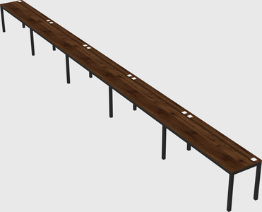Rectangular desk