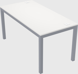 Rectangular desk