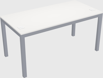 Rectangular desk